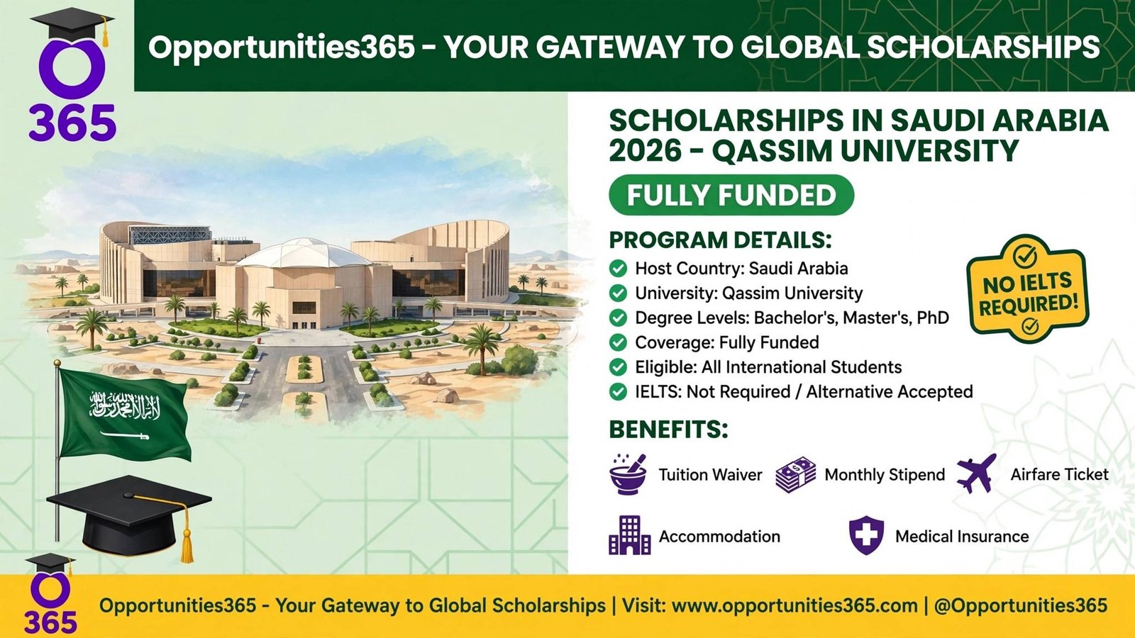 Qassim University Scholarships for International Students in Saudi Arabia